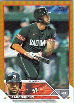 2023 Topps Update Gold Foil #US299 Aaron Hicks Baltimore Orioles • $1.99