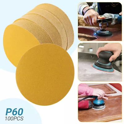 6 Inch Sanding Disc Sandpaper Roll 60-800 Grit Sand Paper 100-PACK • $21.90