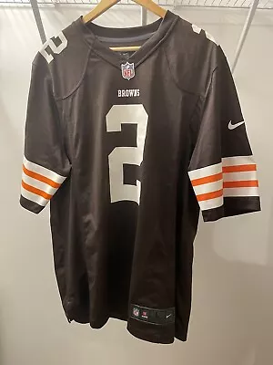 Men’s Nike Johnny Manziel Rookie Jersey L • $29.99