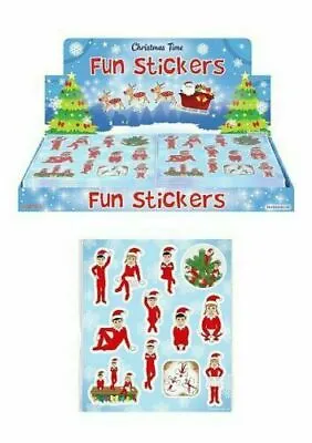 £1.99 • Buy 6 Packs Naughty Christmas Elf On The Shelf Sticker Sheets Stocking Fillers