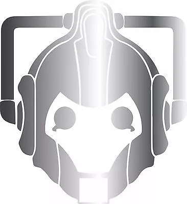 Window Wall Vehicle Display Dr Who Cyberman Decal Vinyl Sticker Decal • £0.99
