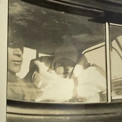 (AaB) Vintage Original FOUND PHOTO Photograph Snapshot Infant Through Car Window • $14.50