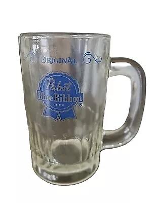 Vintage Pabst Blue Ribbon Beer  Mug Stein Glass  • $8.95