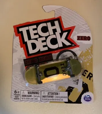 Tech Deck RARE Old Skool Series ZERO Finger Board Gold • $8.95