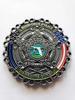 Miami-Dade  Police- Fl Warrants Bureau  The WIcked Flee 2  Coin • $30.99