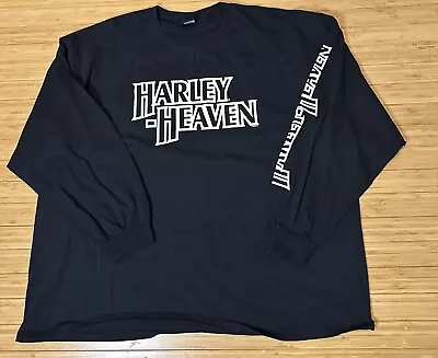 Harley-davidson Mens Harley-heaven Logo Long Sleeve Tee Size 3xl • $55