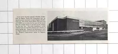 1964 New Works Opened At Hendon Sunderland By Megator Pumps • $6.22