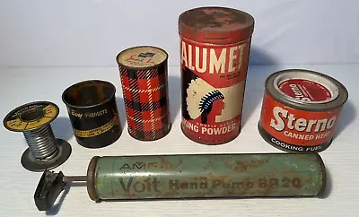Vintage Metal Tin Can Advertising Lot Of 5 • $12.99