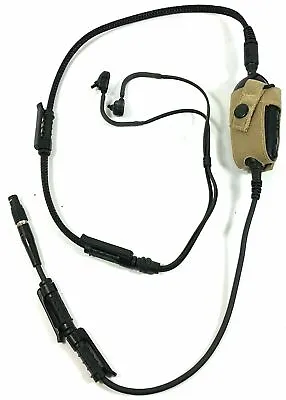 Racal Acoustics Frontier 1020 Ra5500/1020 Headset Radio Selex Bowman Prr343 Prc • £61.76