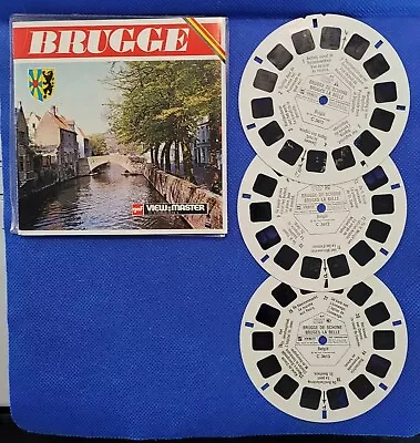 Vintage Gaf C361 Brugge Bruges Belgium View-master 3 Reels Folder Packet • $42.99