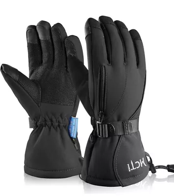 MCTi Waterproof Mens Ski Winter Warm 3M Thinsulate Snowboard Gloves Size Medium • $23.20