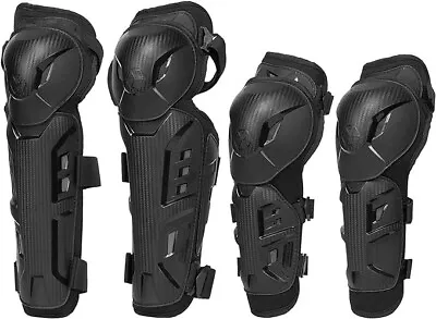 Scoyco 4 Piece Knee Shin Elbow Pads Motocross Racing Mountain Biking K39H39 Sz M • $49.95