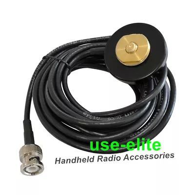 Magnetic Mount NMO Base With RG-58  Cable BNC Plug Antenna Base For Mobile Radio • $16.90