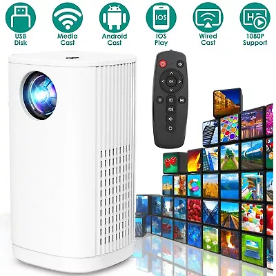 1080P 2.4G WiFi Phone Movie Projector Mini Video Home Theater Cinema Projectors • $51.99