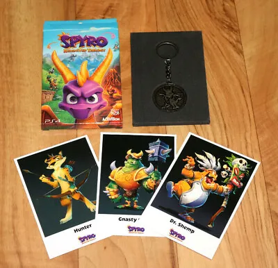 Spyro Reignited Trilogy Metal Keychain & Card Set PS4 Xbox One Nintendo Switch  • $62.92