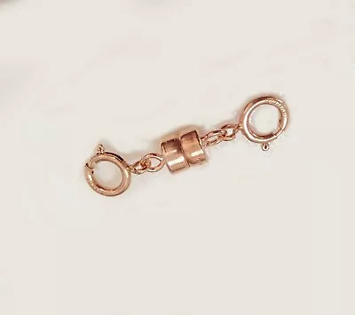 1  Extender Rose Gold Filled  5 Mm Magnetic Clasp With Double Sprint Lock. • $12.99