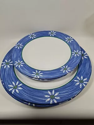 Vintage Melamine Dinner Plates Side Plates For Two Pretty • £9.99