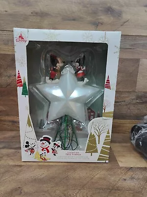 Disney Christmas Mickey And Minnie Mouse Light-Up Holiday Star Tree Topper 2019 • $79.99