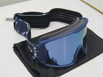 Oakley 007070 Line Miner L Snow Goggles - Navy Crystal Prizm Sapphire • $74.98