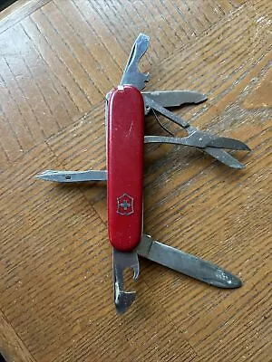 Victorinox RED Swiss Army Knife Officer Suisse  ￼ • $13.99