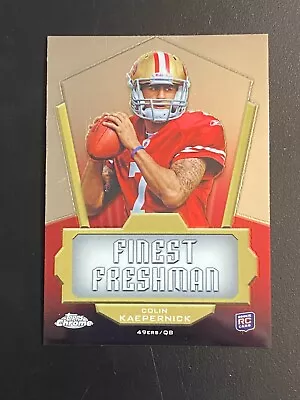 🏈 2011 Topps Chrome Football Finest Freshman Rookie #FF-CK Colin KAEPERNICK 🏈 • $3.99