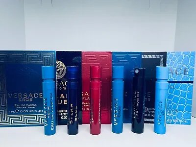 Versace Cologne Collection For Men Sample Spray Vials 1ml / 0.03oz 6Pc Set • $20.95