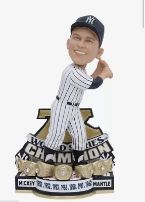 Mickey Mantle New York Yankees 7x World Series Champion Bobblehead #/207- NIB • $225