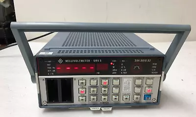 $150 • Buy Rohde & Schwarz Millivoltmeter URV5 POWER ON TESTED 