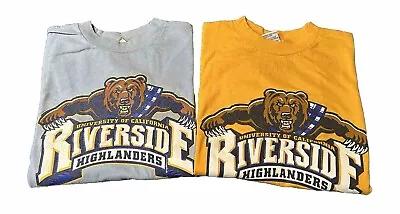 (lot Of  2) VTG TLC UCR University Of California Riverside T-shirt Men's M USA • $24.99