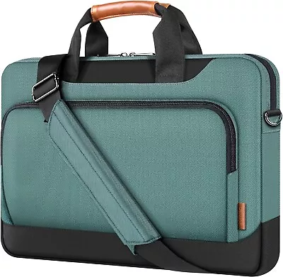 DOMISO 17-17.3 Inch Laptop Shoulder Bag Sleeve Case With Strap Compatible With  • £35.95