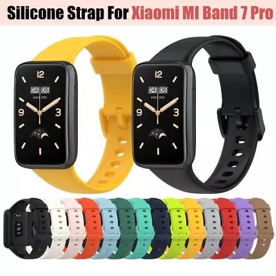 Smart Watch Wristband Strap Silicone Replacement For Xiaomi Mi Band 7 Pro • £3.11