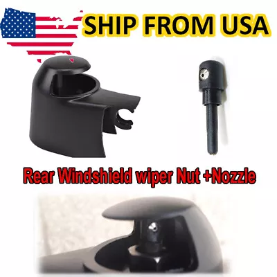 Rear Wiper Arm Cover Cap Nozzle For Vw B7 Golf Polo Tiguan Seat Skoda 6q6955435d • $9.49