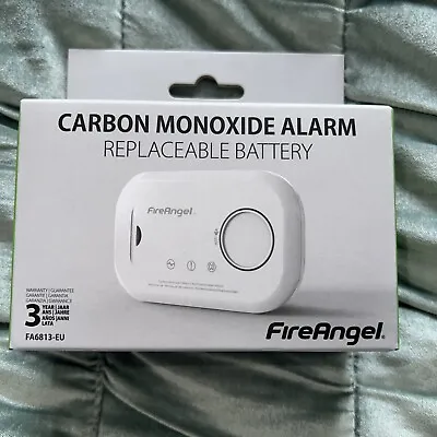 FireAngel FA6813-EUX10 FA6813 Carbon Monoxide Detector & Alarm With...  • £13.99
