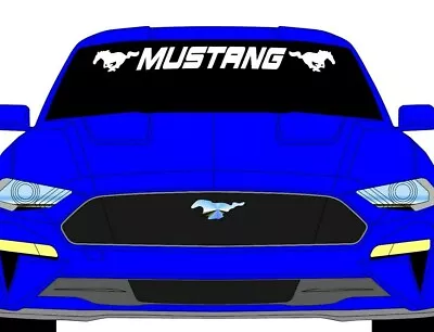 Mustang Windshield Sticker GT Decal Vinyl Graphics Banner • $14