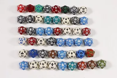 (49) Magic The Gathering MTG Spindown Dice Lot D20 Zendikar Worldwake 2010s • $229.99