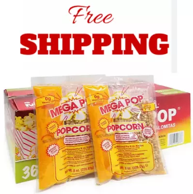 Gold Medal Mega Pop Popcorn Kit (6 Oz. Kit 36 Ct.) Free Fast Shipping. • $57.98