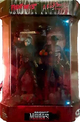 McFarlane Toys - Movie Maniacs  Special Edition Friday The 13th Jason VS Freddy • $90