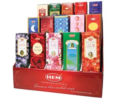 120 X Hem Fragrance Incense Sticks 6 Hexa Packs Spiritual Healing Room Aroma • £5.49