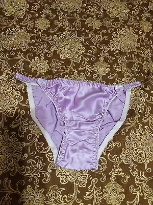 Satin String Bikini Panties Size M/L • $6.99