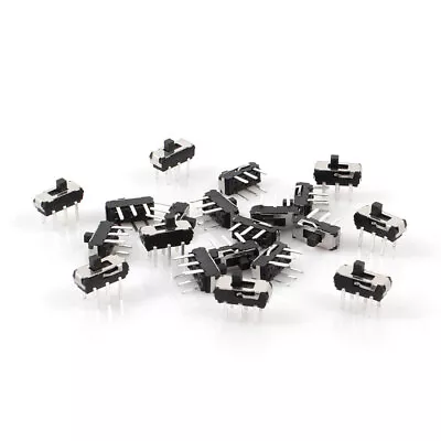 20 Pcs On/On DPDT 2P2T 6 Pin Vertical Mini DIP Slide Switch • $8.09