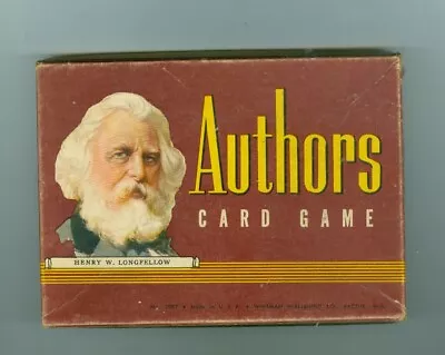 Vintage Whitman Pub. Co. Authors Card Game No. 2997 • $14.56