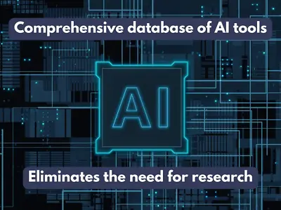 Brand New Comprehensive Database Of Ai Tools • £4