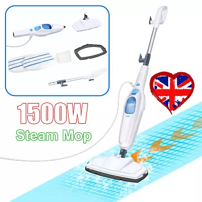 Dayplus 1500W 2 In 1 STEAM MOP FLOOR CLEANER CARPET WASHER AND HANDHELD STEAMER • £37.70