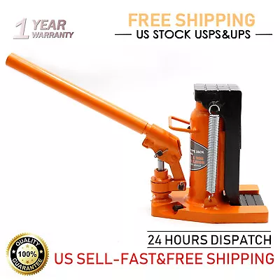 Hydraulic Machine Toe Car Jack Lift 10-20T Set Shop Equipment Heavy Duty Tool • $197.16