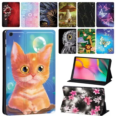 For Samsung Galaxy Tab Tab A A6/A7/A8/E/S-Print Leather Tablet Stand Cover Case • £7.96