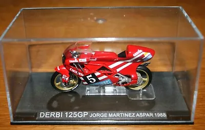 JORGE MARTINEZ  DERBI 125 1988 1:24 IXO Motorbike - Rare • £3.99