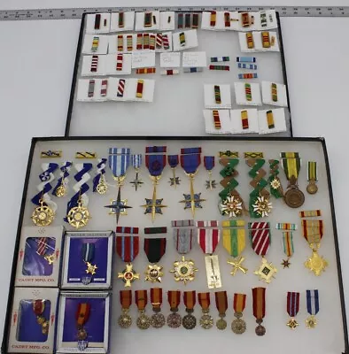 LOT Vietnam US (38 Medals 57 Ribbons) Army Navy Air Force Marine ARVN Military • $1400