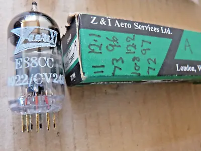 Z&I E88CC CV2492 6922 A  NOS Valve Tube AT1000 Tester JAN22B • £40