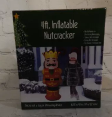 4 Ft. Inflatable Nutcracker/16.91 X 48 /Pump & Stakes NOT Included • $7.99