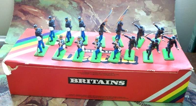 £39.75 • Buy Britains Deetail American Civil War Rainbow Trade Box & Federal / Union Soldiers